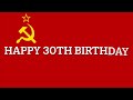 Soviet Union 30 Years.