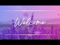 WELCOME - Spring Butterfly Series - Church Motion Background/ Loop