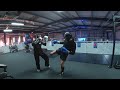 Kickboxing/boxing sparring fun pump gym Northampton 23.10.2023