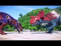 Ultimasaurus Spider-man vs. She-Hulh Trex, Joker King Shark & Captain America Giga Super Dinosaurs!