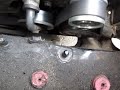 VW 1.9l AAZ diesel overrun (clutched) alternator pulley install AFTER.