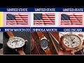 Wrist Watches From Different Countries