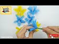 bunga dari sedotan kreatif penghias ruangan | kreasi sedotan | straw craft ideas