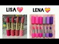LISA 💖 vs LENA 💝 | choose your favorite 🌈🥰l #lisa #lena #viral