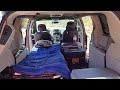 No Build Stealth Minivan Camper Tour
