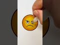 🔅 How to Draw With this posca markers sound 😠 Angry face emoji? step by step EASY'! #reels #shorts