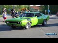 MUSCLE CARS, HORSEPOWER & BURNOUTS!! - Järvenpää Cruising 5/2024