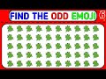 FIND THE ODD EMOJI OUT by Spotting The Difference! 101 #emoji #puzzle #emojichallenge#oddoneemojiout