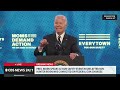 Watch Live: Biden speaks at gun control event hours after son's gun possession conviction | CBS News