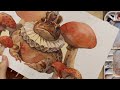 How to Paint an Animal in Watercolor | King Toad and Mushrooms