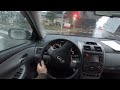 2012 Toyota Corolla S ASMR Relaxing Raining POV Test Drive