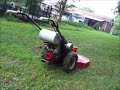 1952 US Navy gravely model L mowing