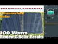 ThunderBolt Solar 100 Watt Folding Solar Panel Briefcase Review + Test Results | Harbor Freight