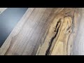 How to Make a Coffe Walnut and Black Epoxy Resin Table Woodworking Final Result