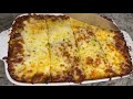 Lasagna recipe! Easy for Beginners! THE BEST MEAT LASAGNA!