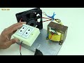 Free Energy Generator Simple 220V Transformer and Fan Electric Science Experiments