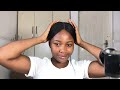 HOW TO DO A SLEEK PONYTAIL ON RELAXED HAIR | ACHIEVE THIS QUICK HAIRSTYLES IN 5 MINUTES