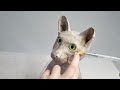 How to make paper CAT | DIY Paper mache crafts | Best out of waste