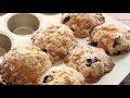 [Eng Sub] Fluffiest Blueberry Muffin 蓝莓马芬 适合新手制作的超美味蛋糕