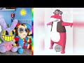 Jax and Pomni React to The Amazing Digital Circus Animations | Funny Videos Compilation # 9