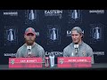 Florida Panthers Postgame w/ Sam Bennett and Anton Lundell After ECF Game 5 win in New York