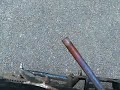 Mini bike straight pipe