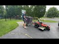 Using a Lawn Sweeper WORKS GREAT instead of Bagger for grass clippings