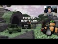 Doing Intense 2v2 Rounds in Tower Battles!! | Roblox