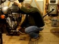 A service stand for the Honda Shadow 600.