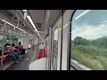 （曼谷新線首試）SRT紅線日立製AT100電聯車Lak Si至Rangsit行車片段