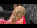 Ballroom Hairstyle - parting your hair in the middle