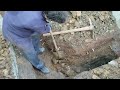 Digging to change the sewer pipe connection p2 #timelapse