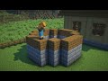Minecraft Tutorial | How to Build a Survival Base | Stardew Valley Farm -  Part 4