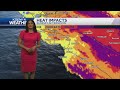 Hot weather to remain Saturday inland