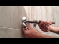 Shower valve installation