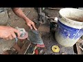 make a tuna fish knife from a wood saw blade