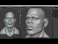 Blender Character Sculpt ( Man Head ) Speed Sculpt