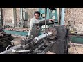 incredible Machining process of Special Bolt & Nut from an idle iron || #amazing