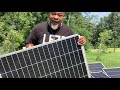 Harbor freight 100watt solar panels?!?are they any good?🤔⛅️ 🌧