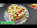 Broken Glass Jelly Pudding | Easy No Bake Dessert with only Milk and Jelly | Huma In The Kitchen