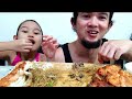 CHICKEN BARBECUE + PANCIT MUKBANG WITH MY DAUGHTER | MUKBANG PHILIPPINES | PINOY BEST MUKBANG
