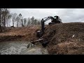 Huge 10 Acre Pond Reconstruction Busting The Pond!