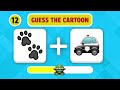 Guess The Cartoon Series / Character By Emoji 🐢🥷  Emoji Challenge