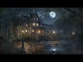 Halloween Ambience 🎃👻 Night In Abandoned Haunted Town, Spooky Atmosphere #halloween
