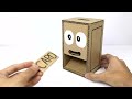 How to Make Mini ATM Machine Cardboard