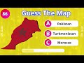 Guess The Country on The MAP in 5 seconds| Guess the maps of 150 countrys| Geography Quiz Challenge