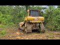 The Easy Way To Clearing The Land Using Dozer CAT D7R and CAT D6G