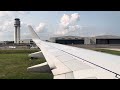 AA Boeing 737-800 Landing at KCMH (Wing view with Speed Brake)