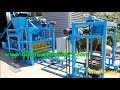 Operation QT4-25 automatic interlocking paver concrete hollow block brick machine for Kenya Ghana