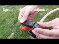 How to assemble and use water sprinkler